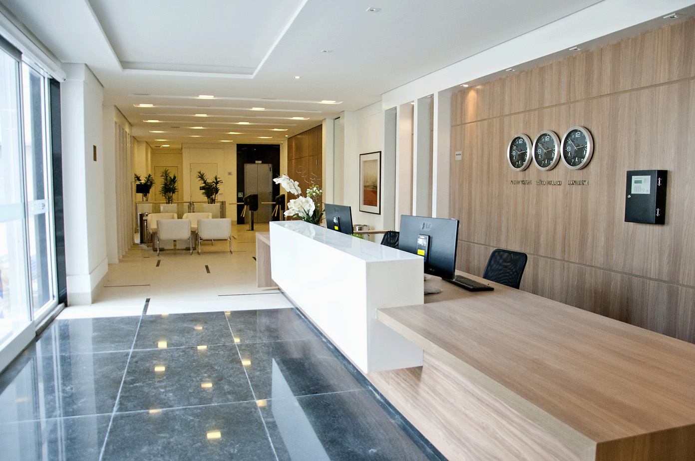 Lobby Recepção - Time Center Campinas