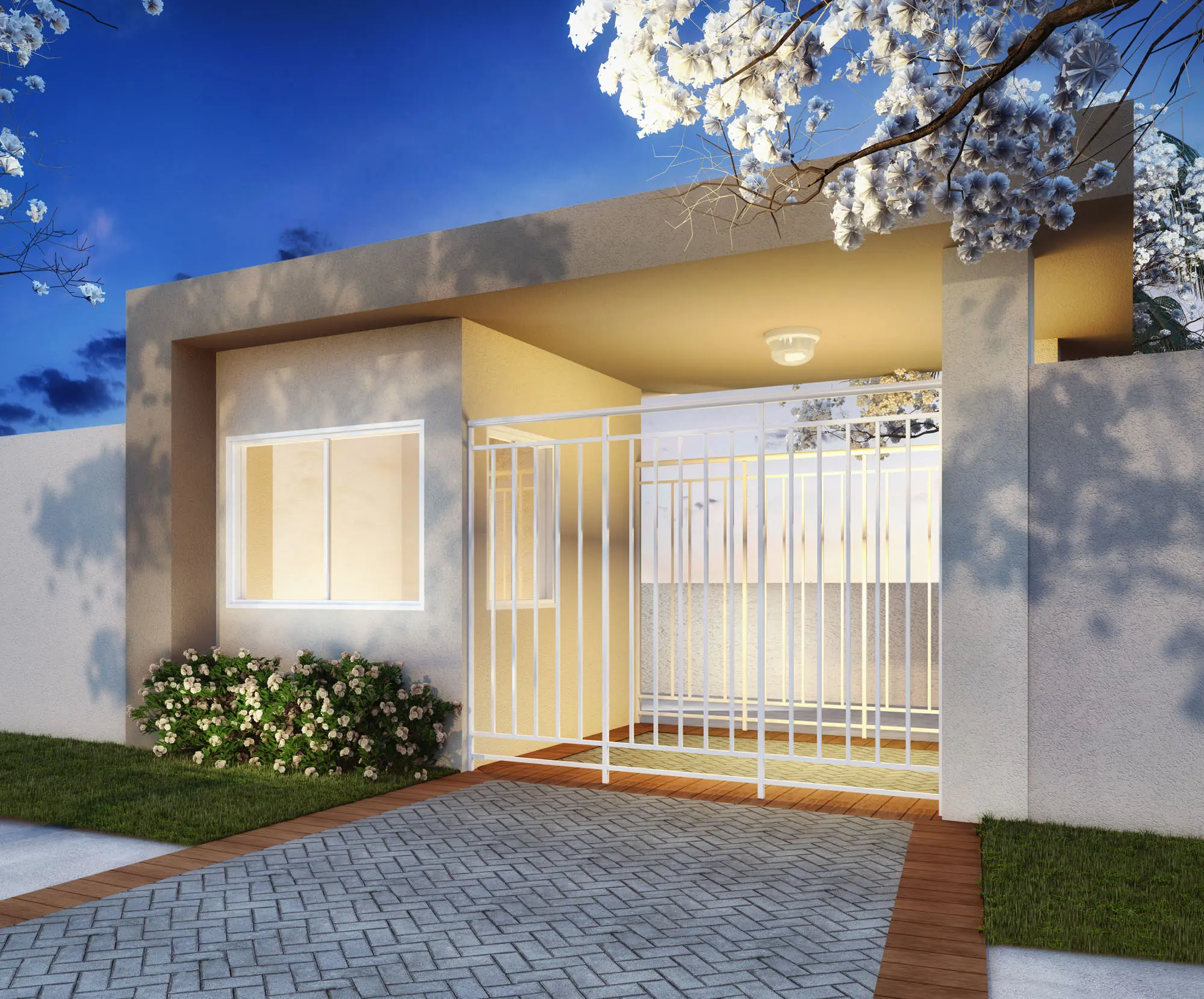 Plano&Iguatemi — Portaria - Perspectiva Ilustrada (Santa Tereza I)