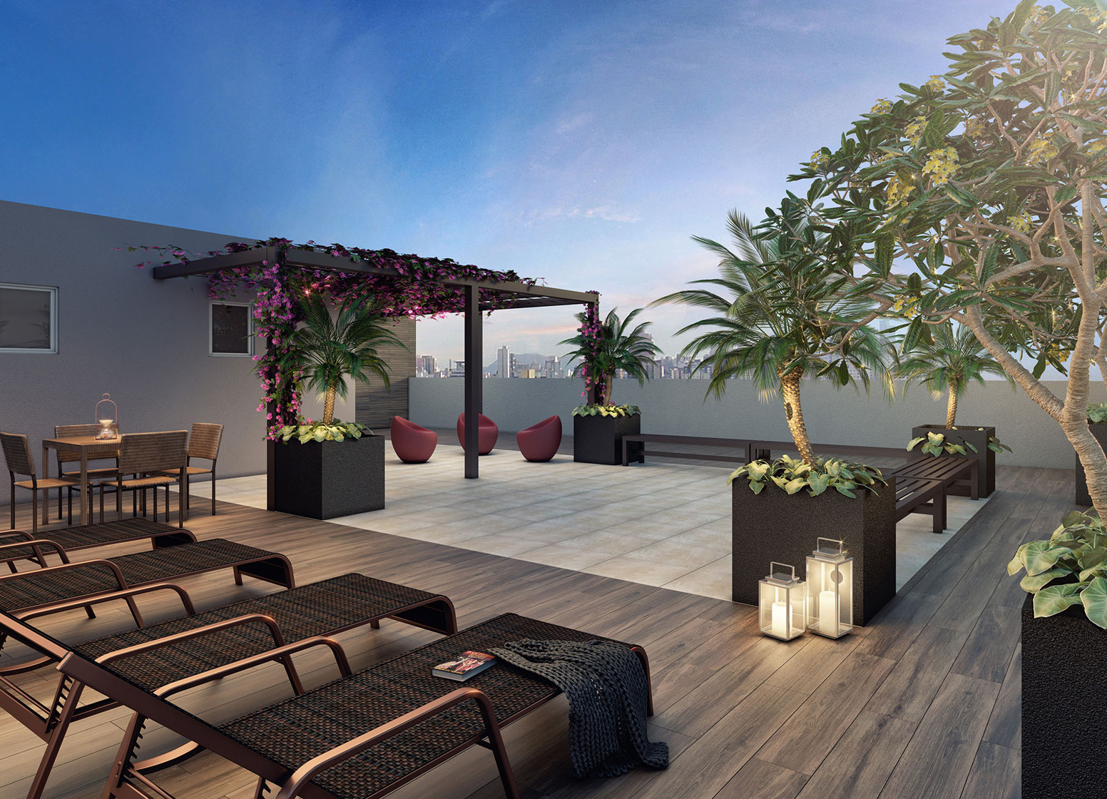 Sky view - Perspectiva Ilustrada - Plano&amp;Reserva Vila Andrade