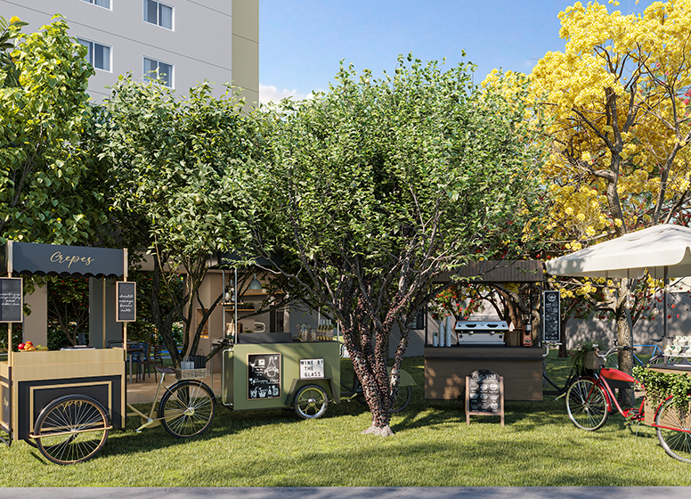 Foodpark ⁽*⁸⁾ - Perspectiva Ilustrada