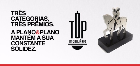 Plano&Plano se destaca na primeira posição da Categoria Construtoras do Top Imobiliário de 2017
