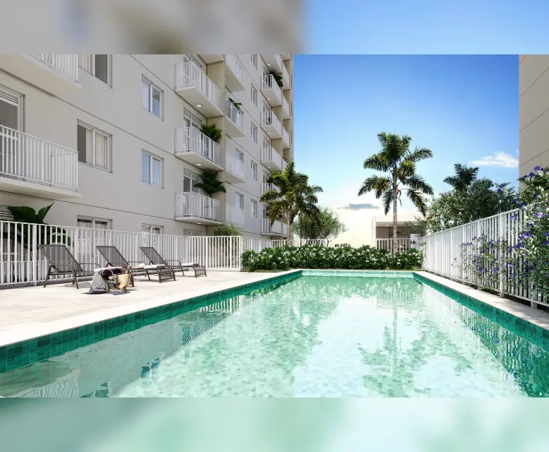 Plano&Mais Belém — Piscina - Perspectiva Ilustrada