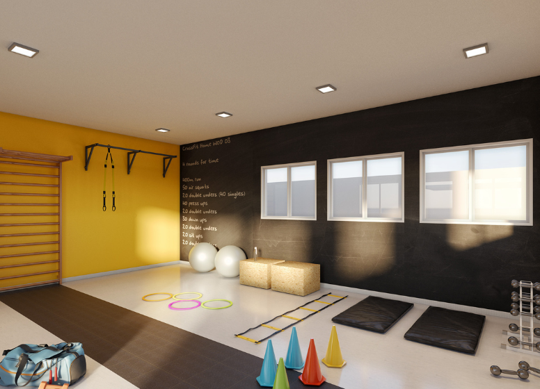 Sala Funcional - Perspectiva Ilustrada