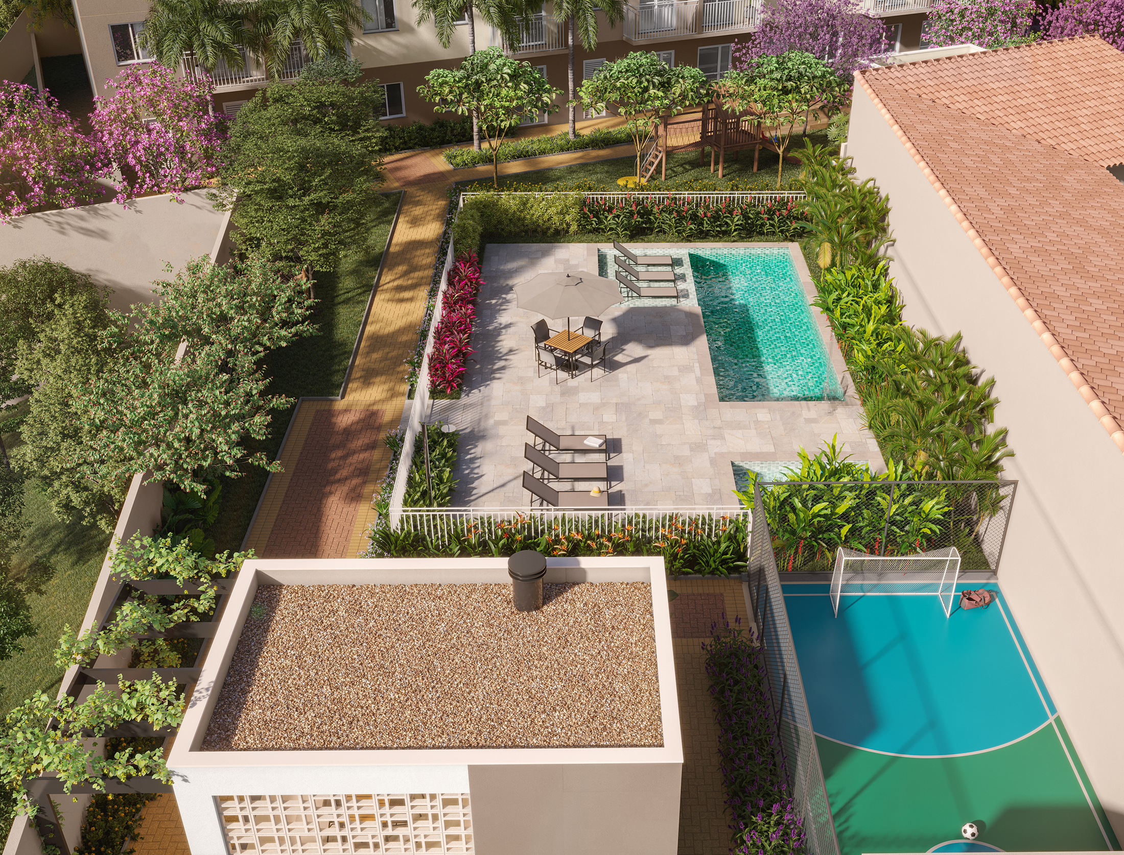 Voo - Perspectiva Ilustrada - Plano&amp;Vila Ema