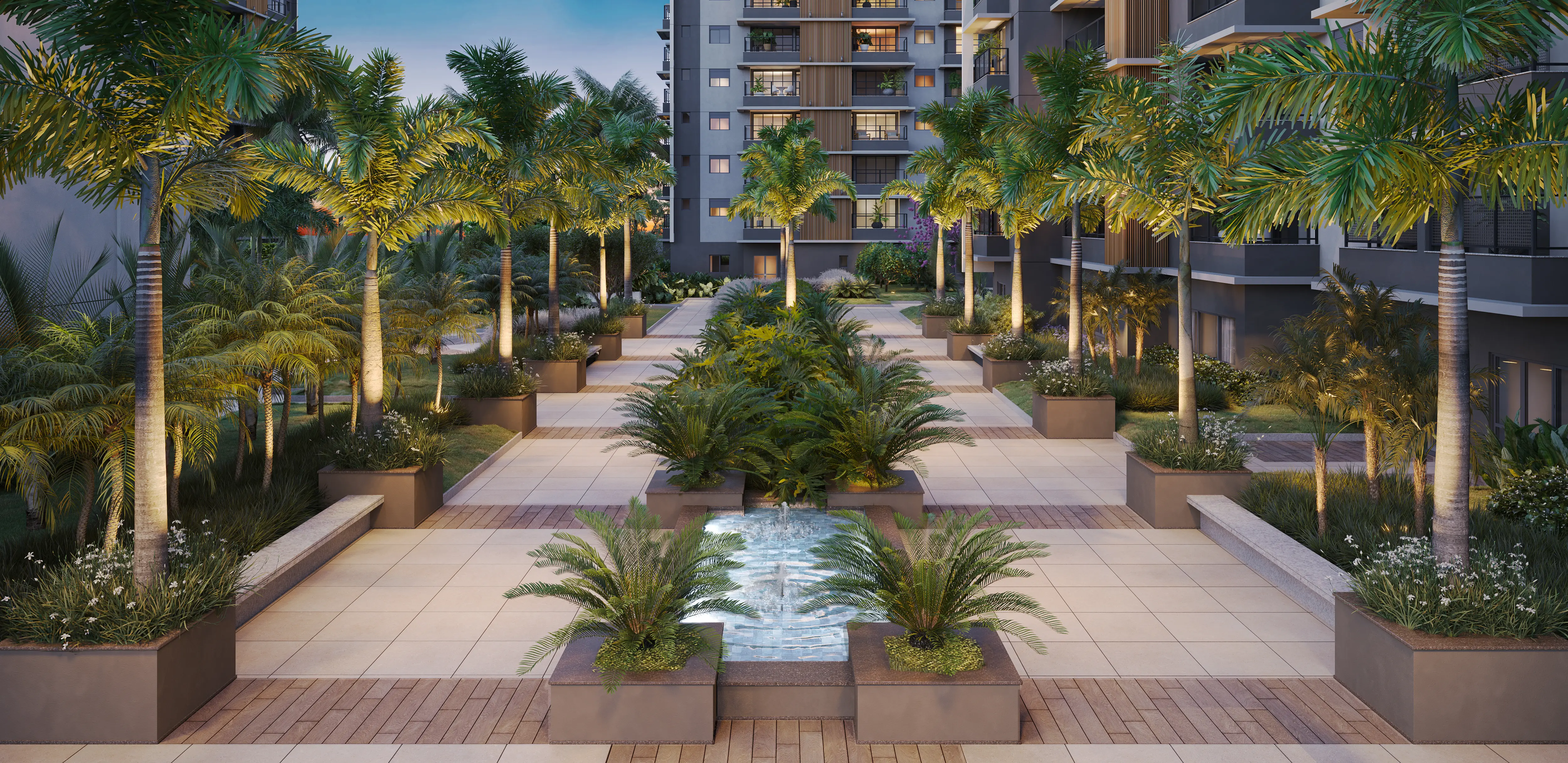Acqua Boulevard - Perspectiva Ilustrada - NID Alphaville