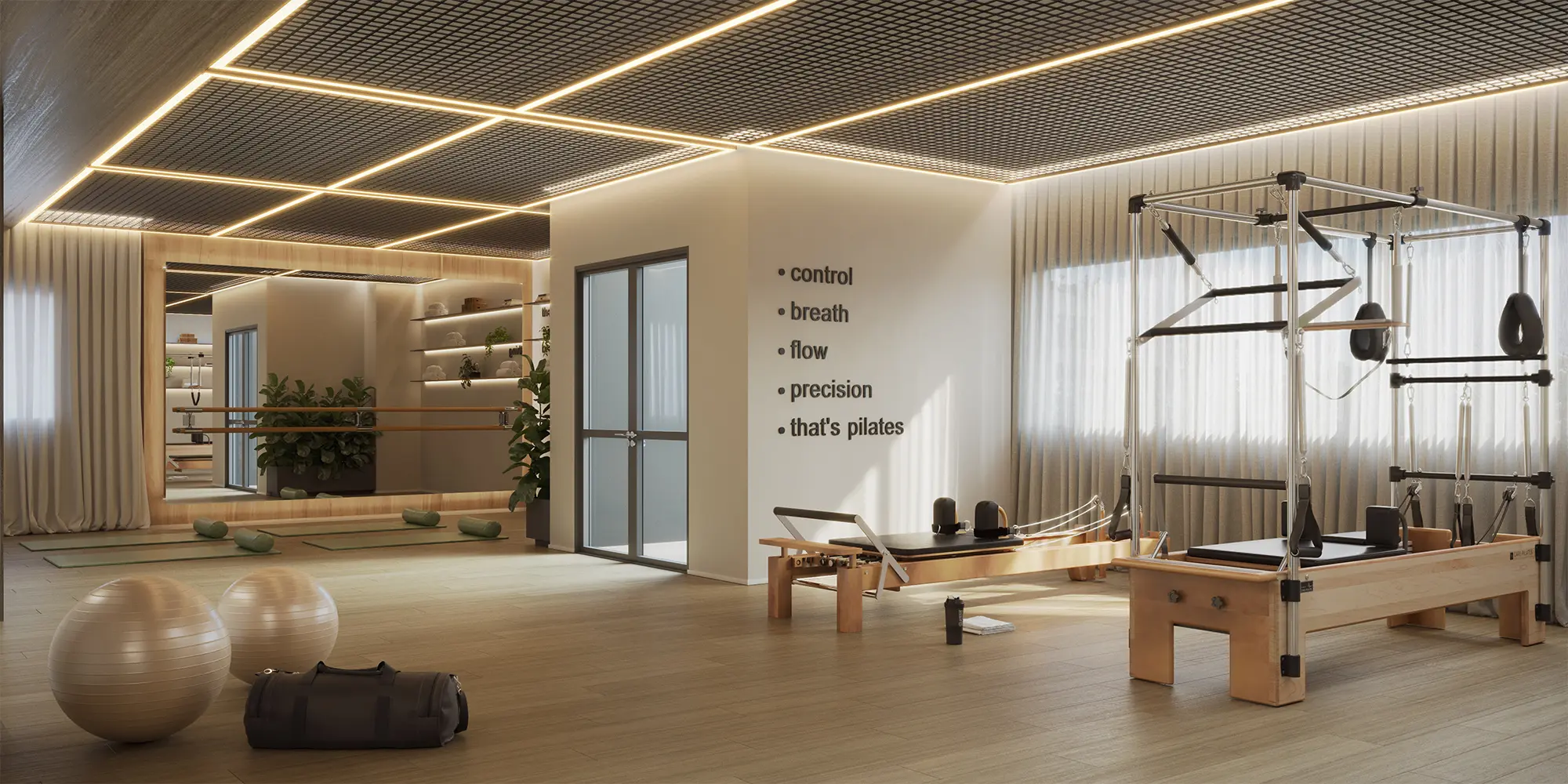Yoga Pilates - Perspectiva Ilustrada - NID Alphaville