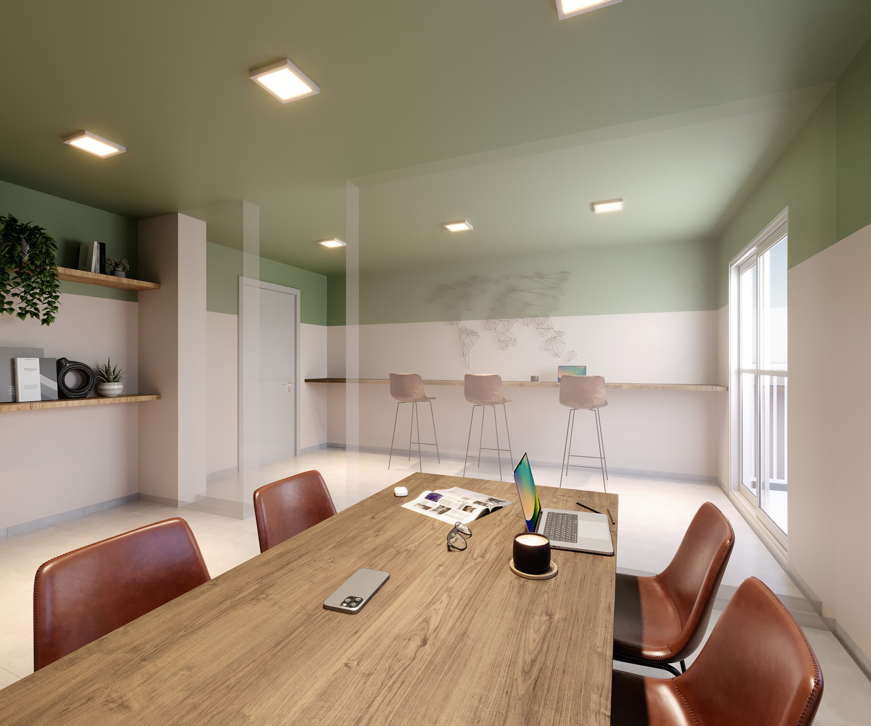 Coworking - Perspectiva llustrada image number 7
