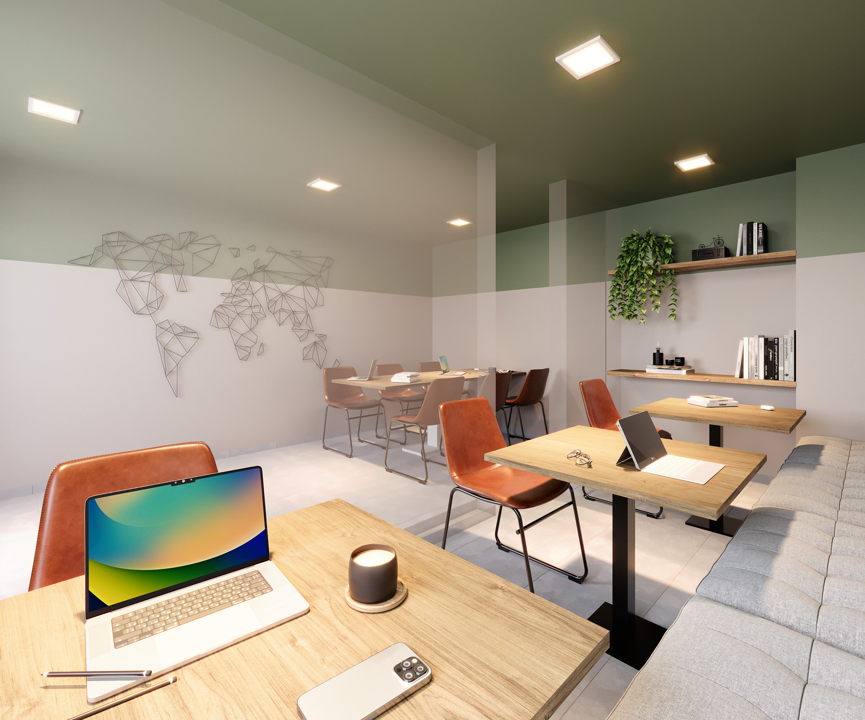 Coworking Térreo - Perspectiva llustrada image number 9
