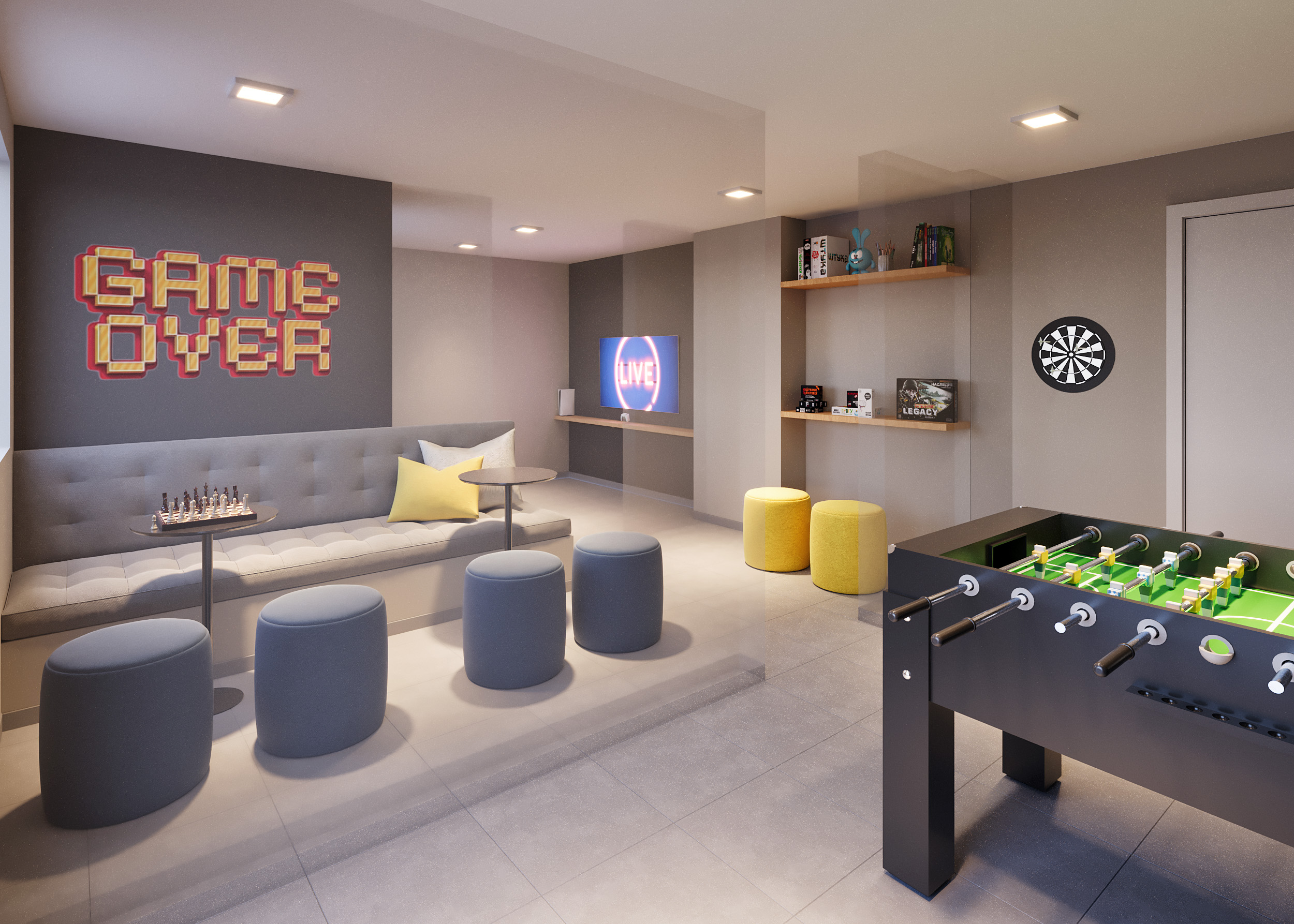 Sala de jogos - Perspectiva Ilustrada image number 8