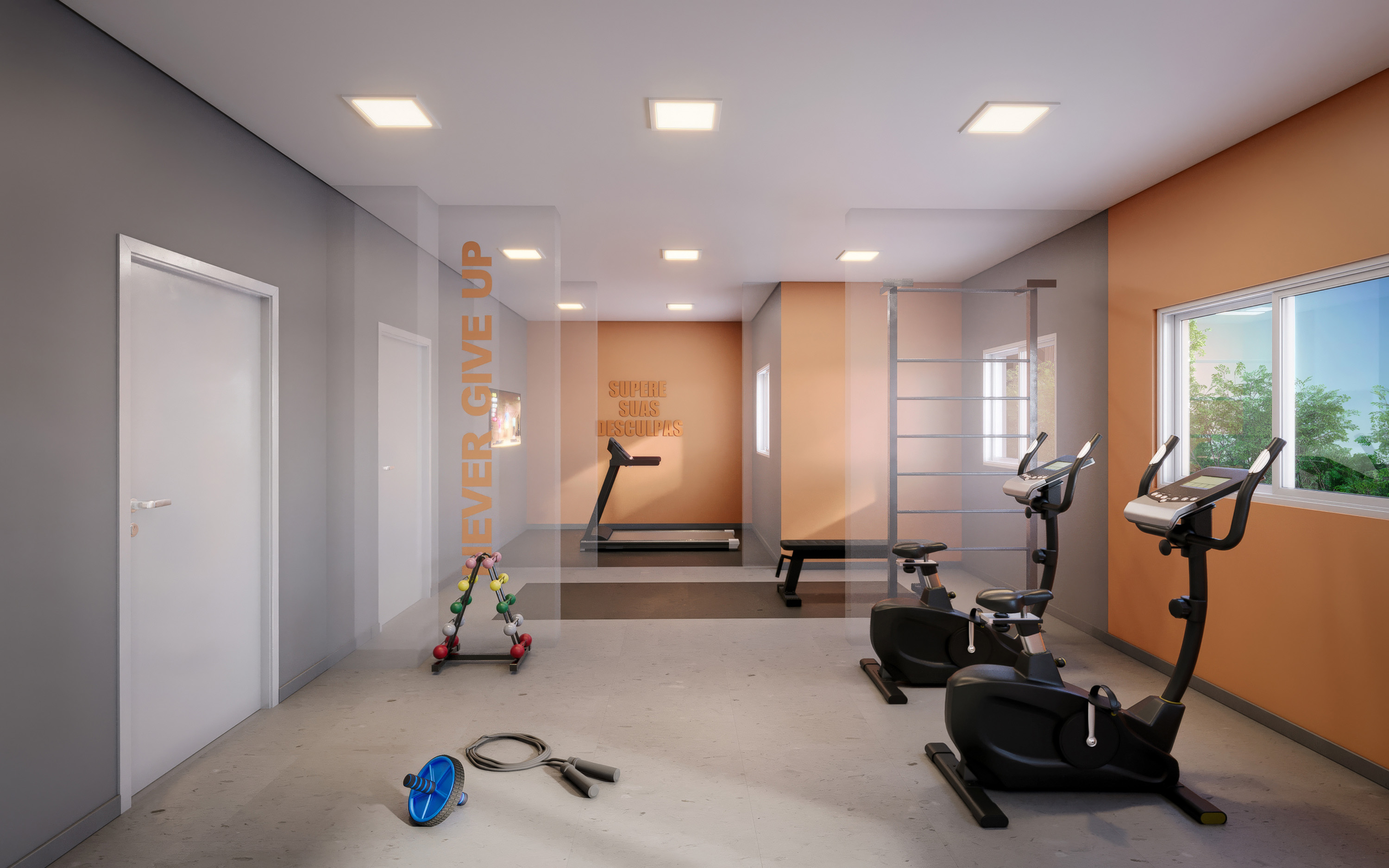 Fitness - Perspectiva Ilustrada - Plano&amp;Jaçanã