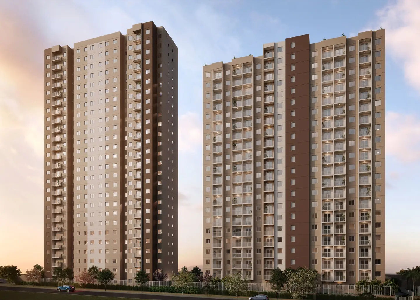 Plano&Vila Leopoldina — Fachada - Perspectiva ilustrada