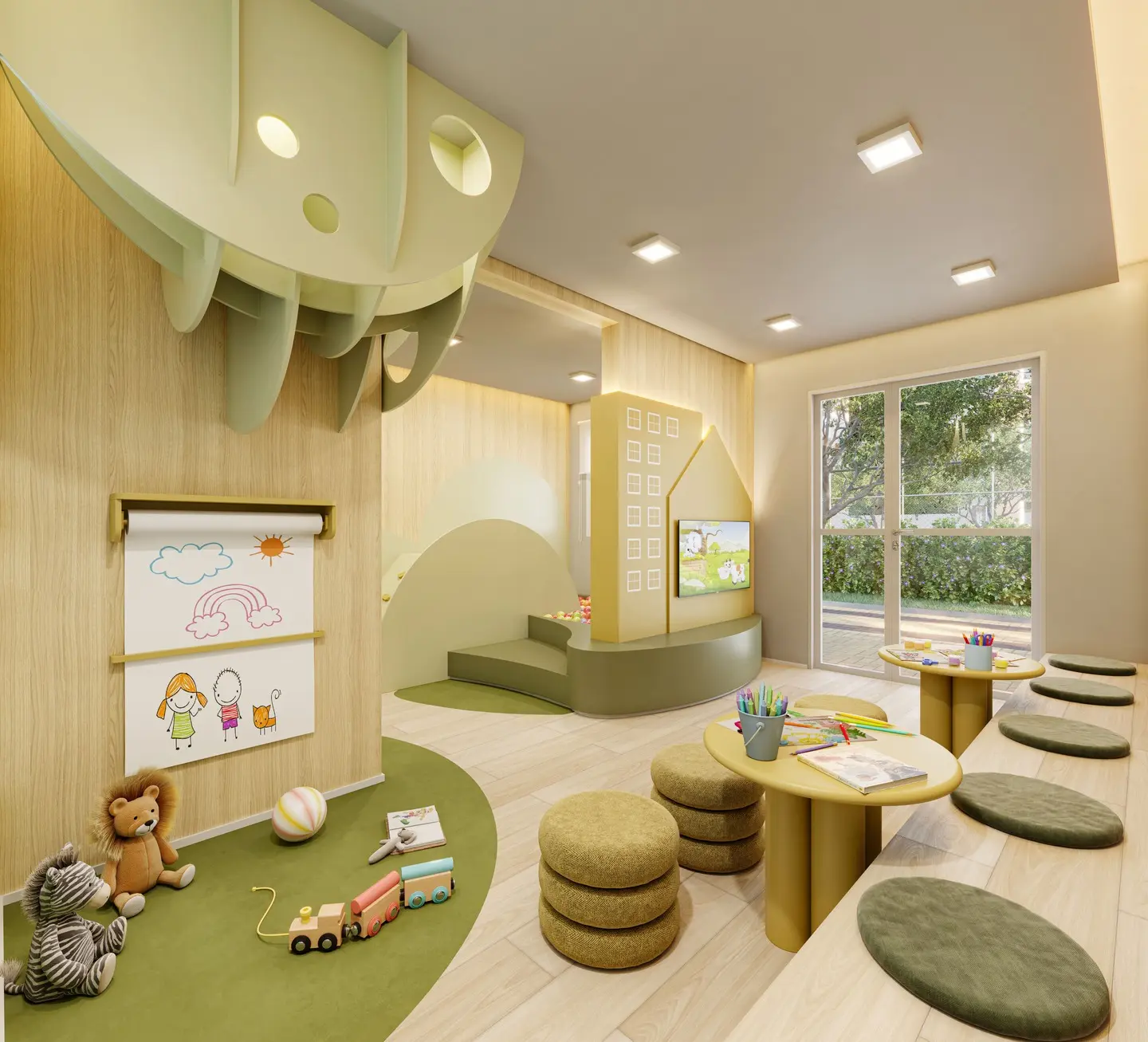 Plano&Vila Leopoldina — Brinquedoteca - Perspectiva ilustrada