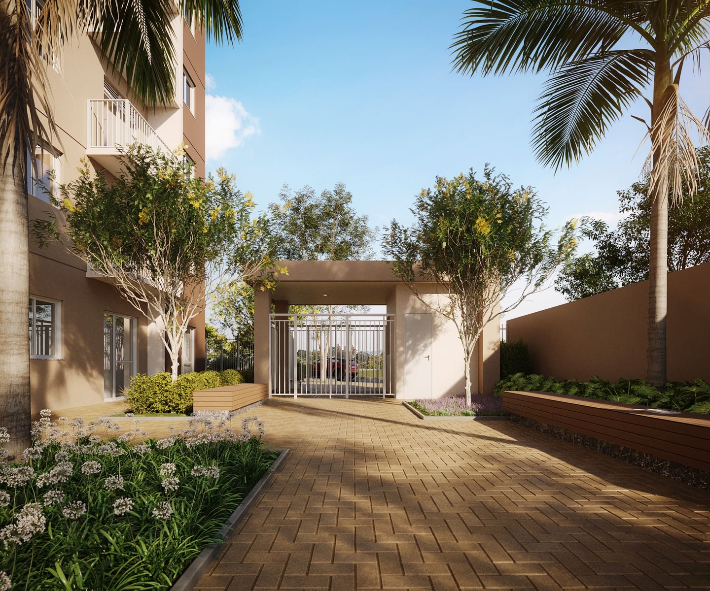 Praça - Perspectiva ilustrada - Plano&amp;Vila Leopoldina