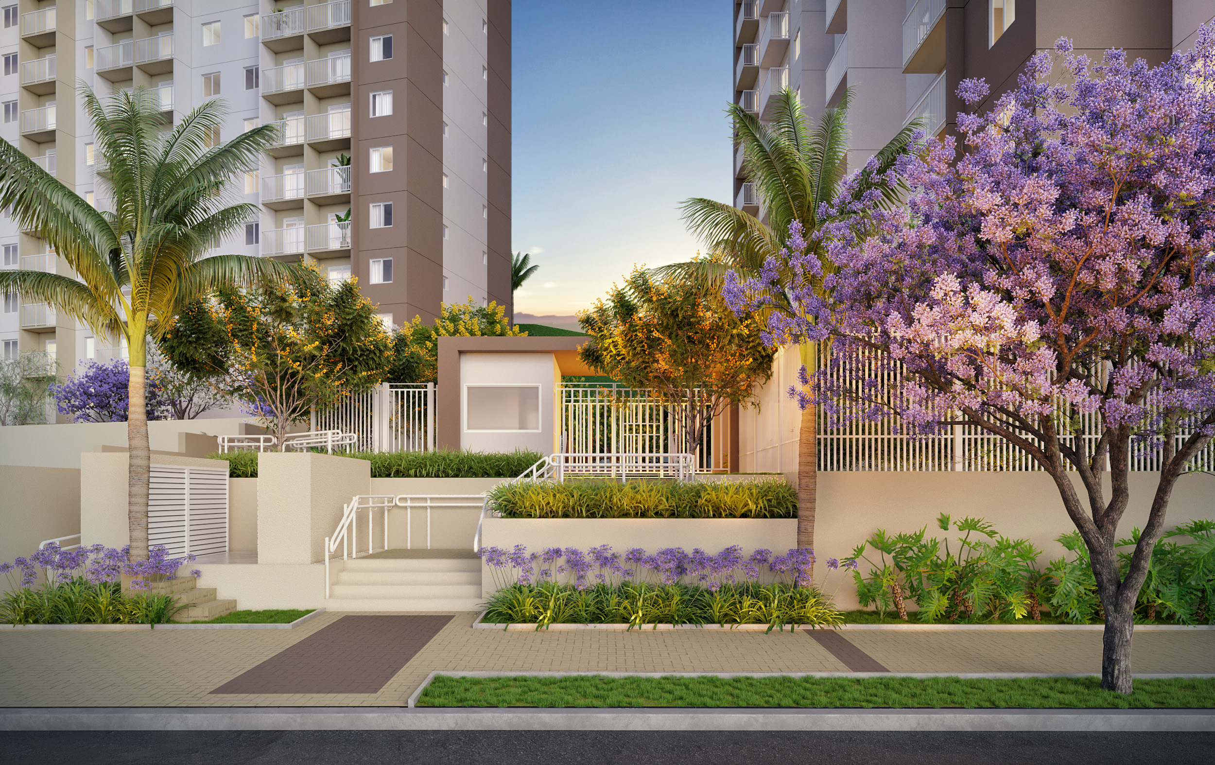 Portaria - Perspectiva Ilustrada - Plano&amp;Mais Butantã