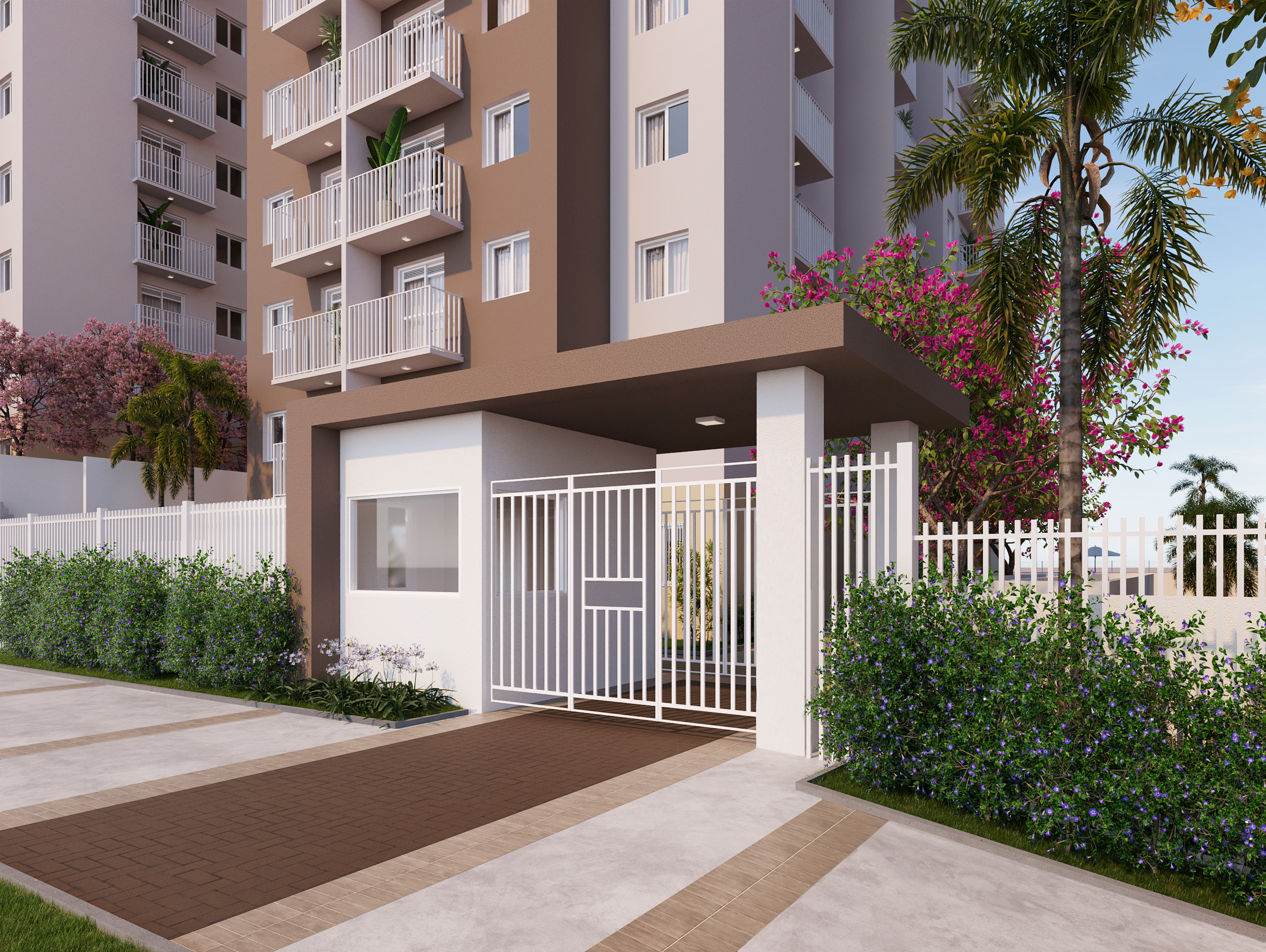 Portaria - Perspectiva Ilustrada  - Plano&amp;Raízes das Mercês