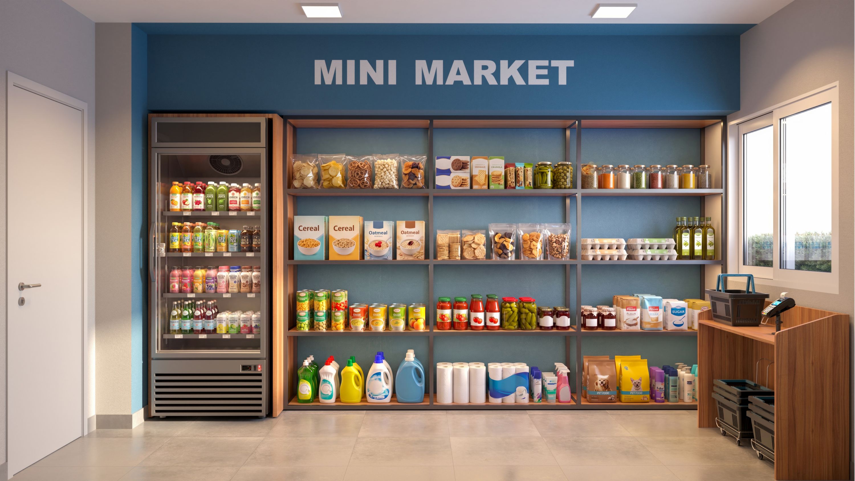 Mini Mercado - Perspectiva Ilustrada - Duetto São Domingos