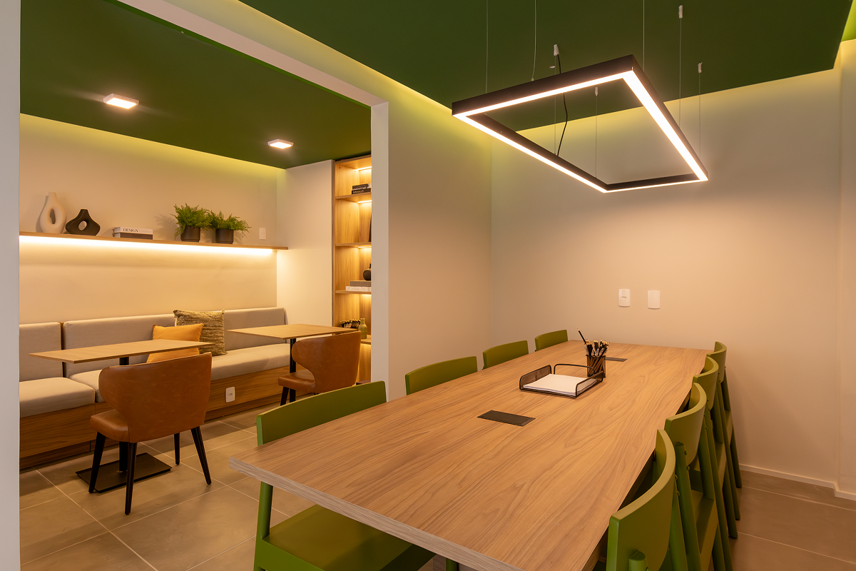 Coworking - Perspectiva Ilustrada - Plano&amp;Parque Brás