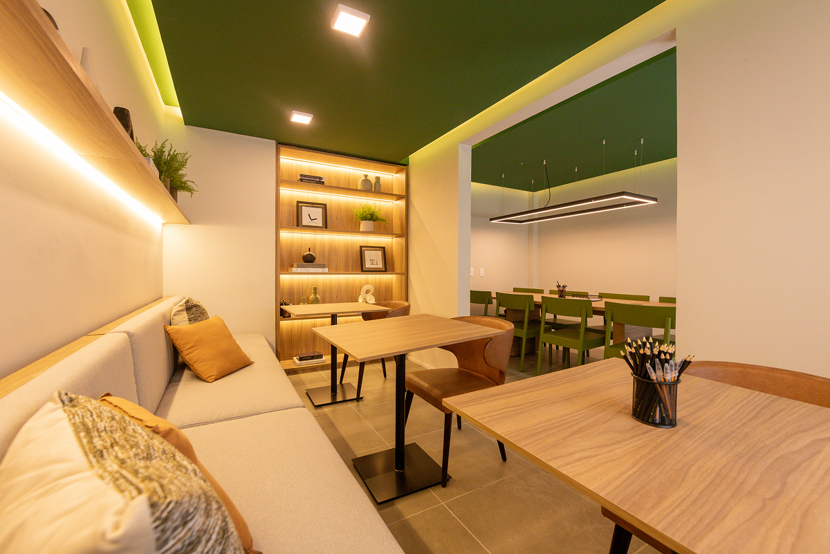 Coworking - Perspectiva Ilustrada - Plano&amp;Parque Brás
