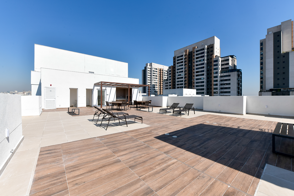Rooftop - Perspectiva Ilustrada - Plano&amp;Parque Brás