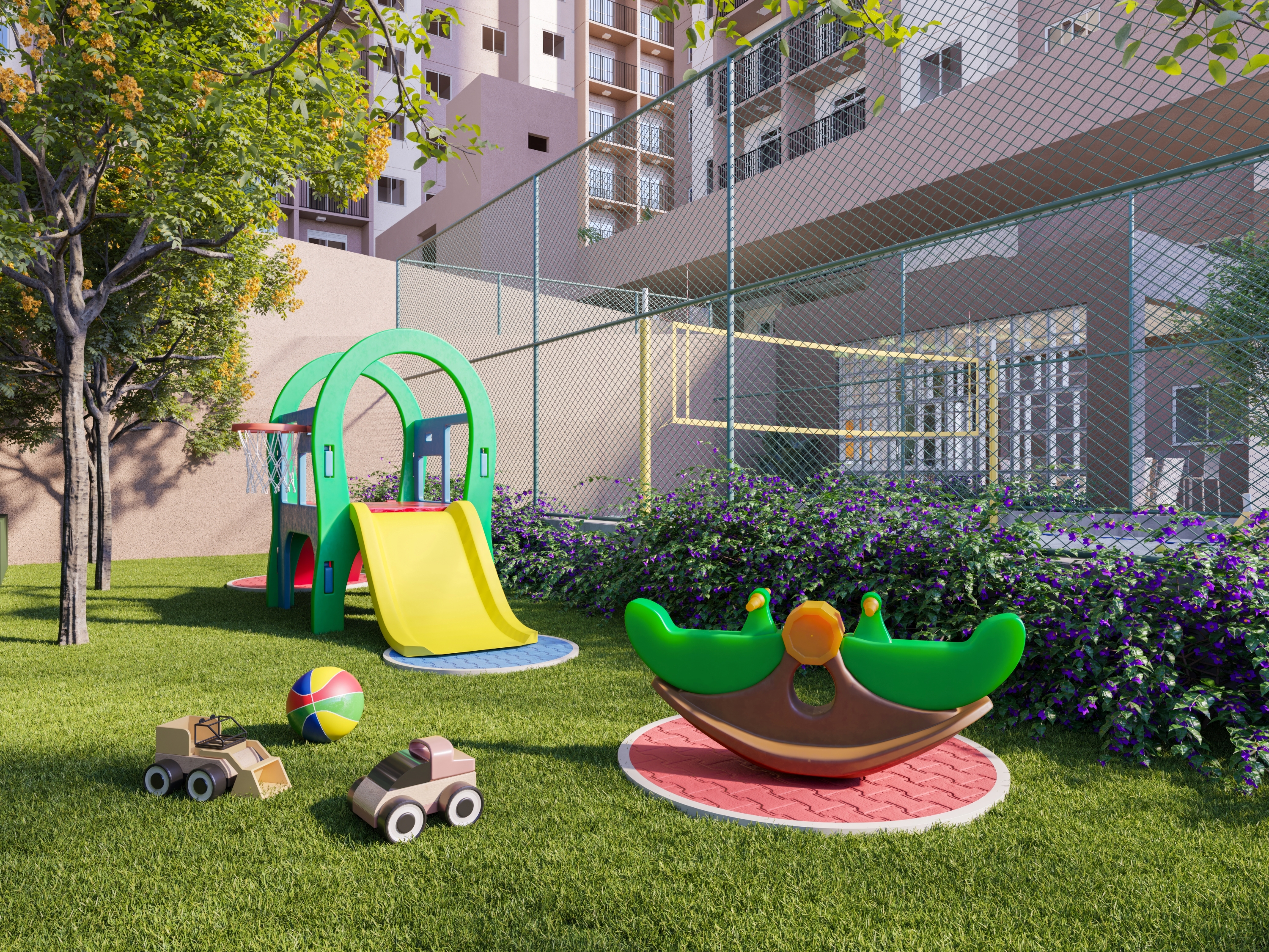 Playground - Perspectiva Ilustrada - Duetto São Domingos