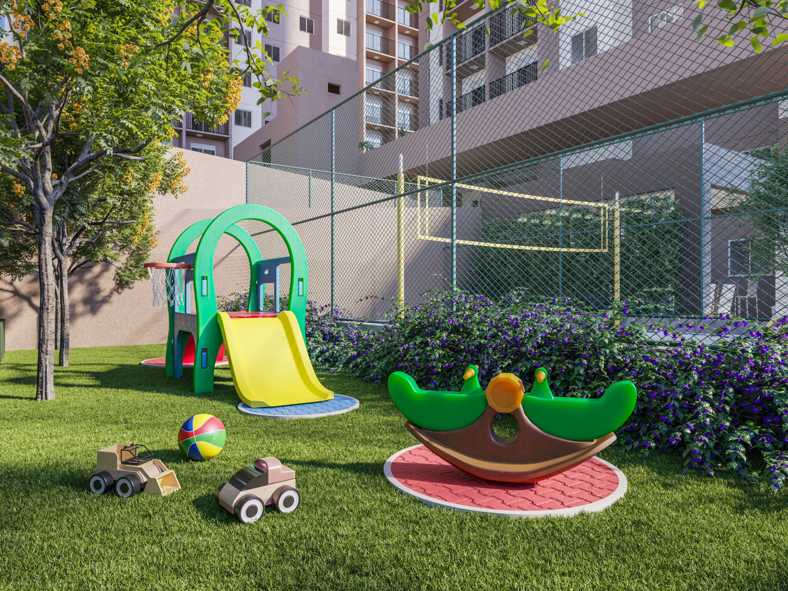Playground - Perspectiva Ilustrada - Duetto São Domingos